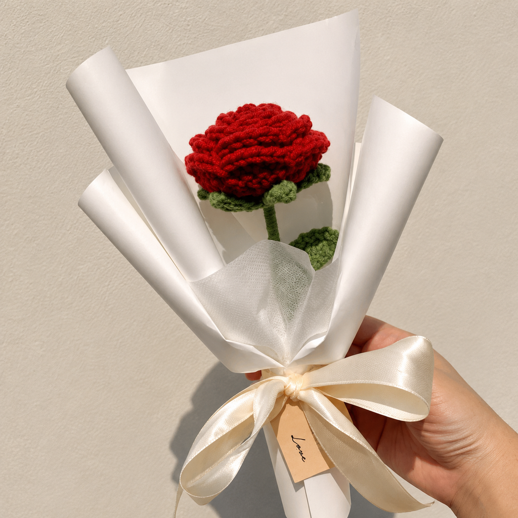 Single Rose Bouquet