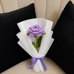 Single Purple Rose Bouquet