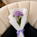Single Purple Rose Bouquet