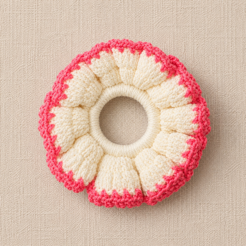 Bunai Flower Scrunchies