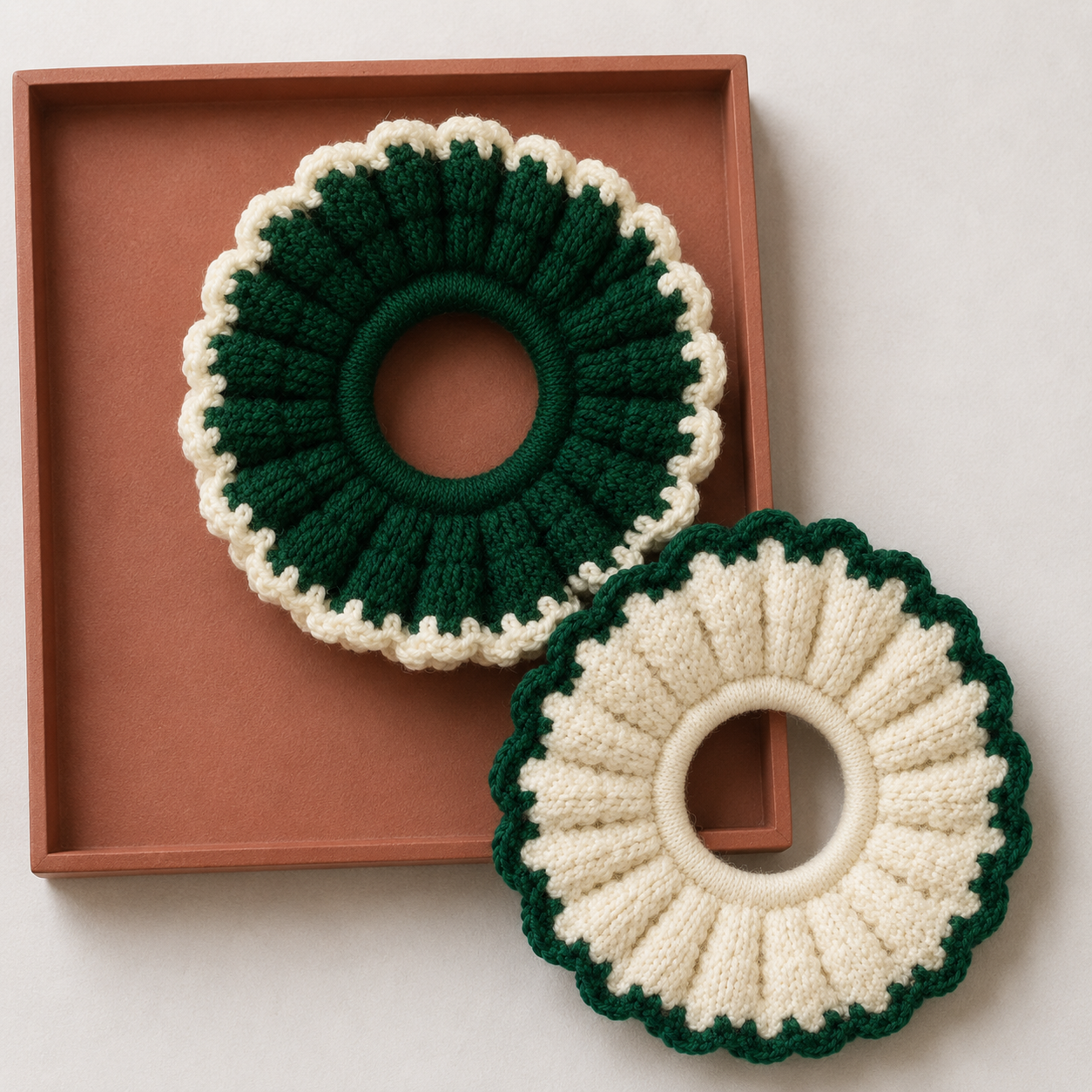Bunai Flower Scrunchies (Bundle)