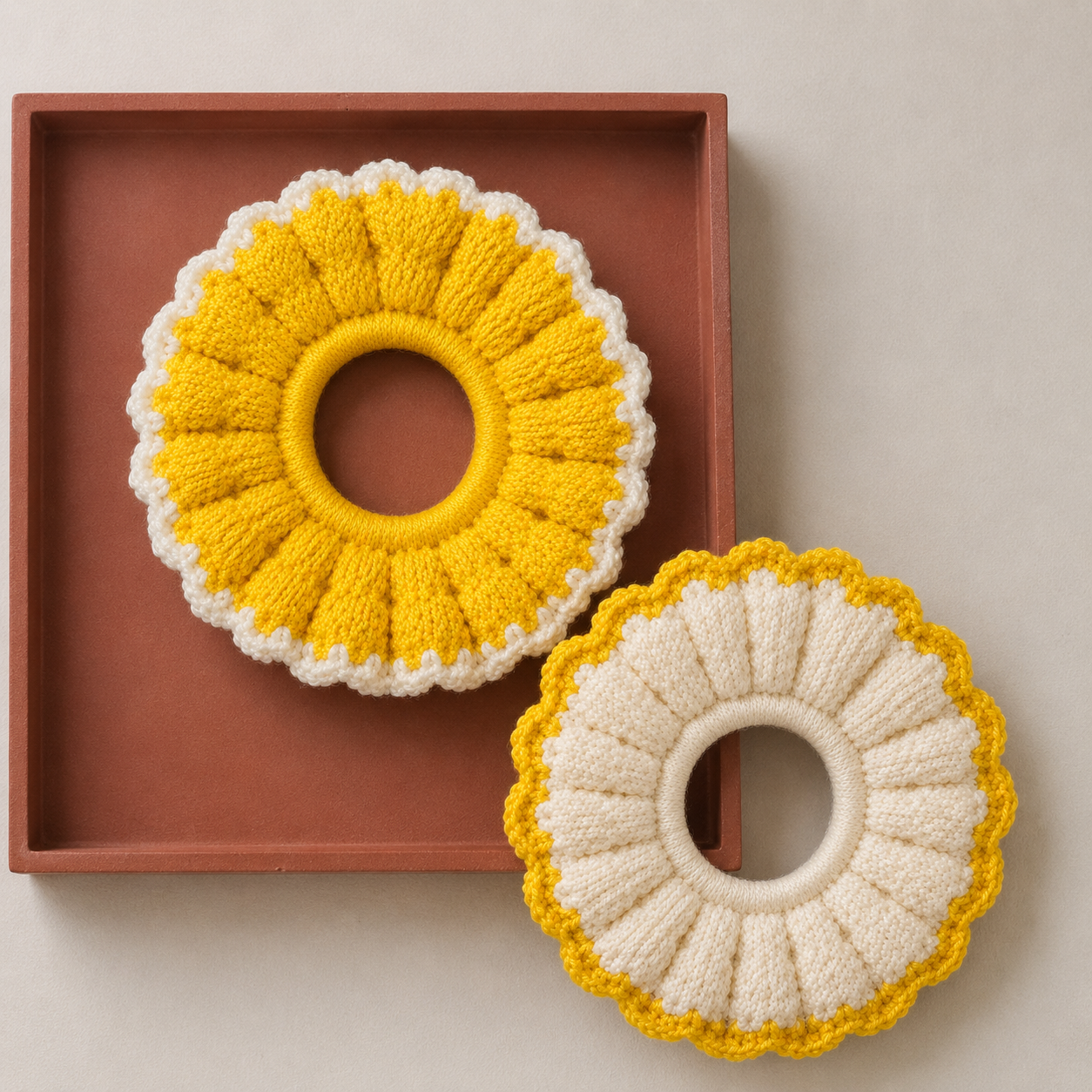 Bunai Flower Scrunchies (Bundle)