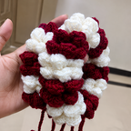Bunai Red and White Gajra